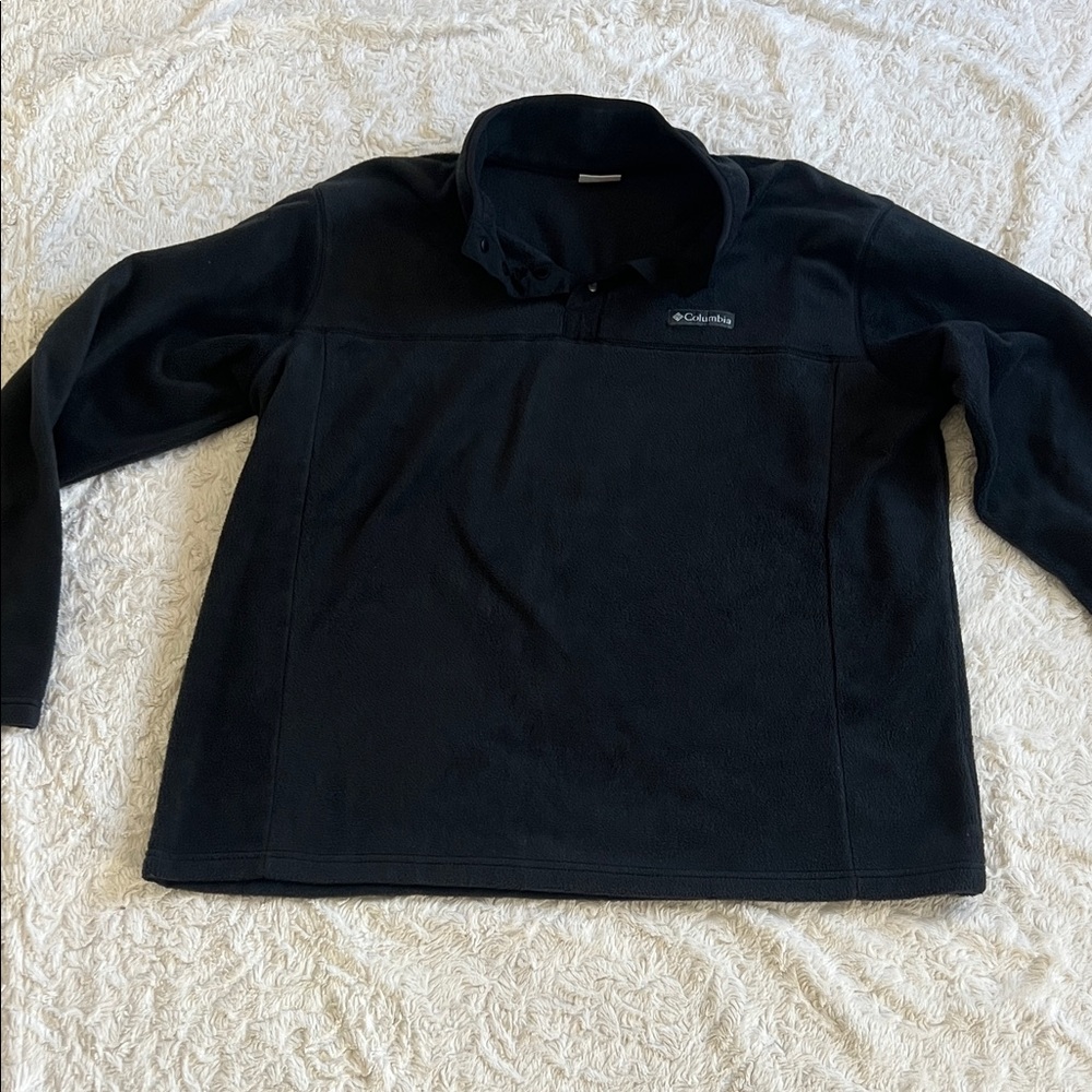 🔥🔥Columbia Black Fleece Pullover Pale black color.